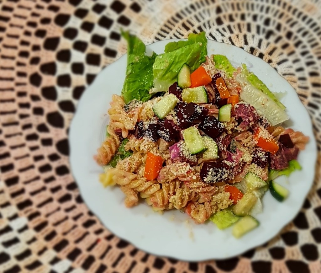 Red Beet and Pasta&nbsp;Salad